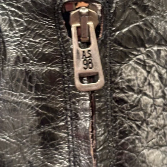 Like New A.S.98 Studded Silver Leather Boots - Picture 9 of 14